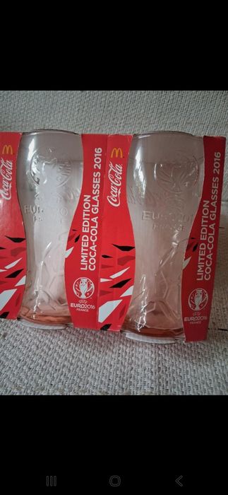 Limitowane szklanki Coca-Cola z 2016
