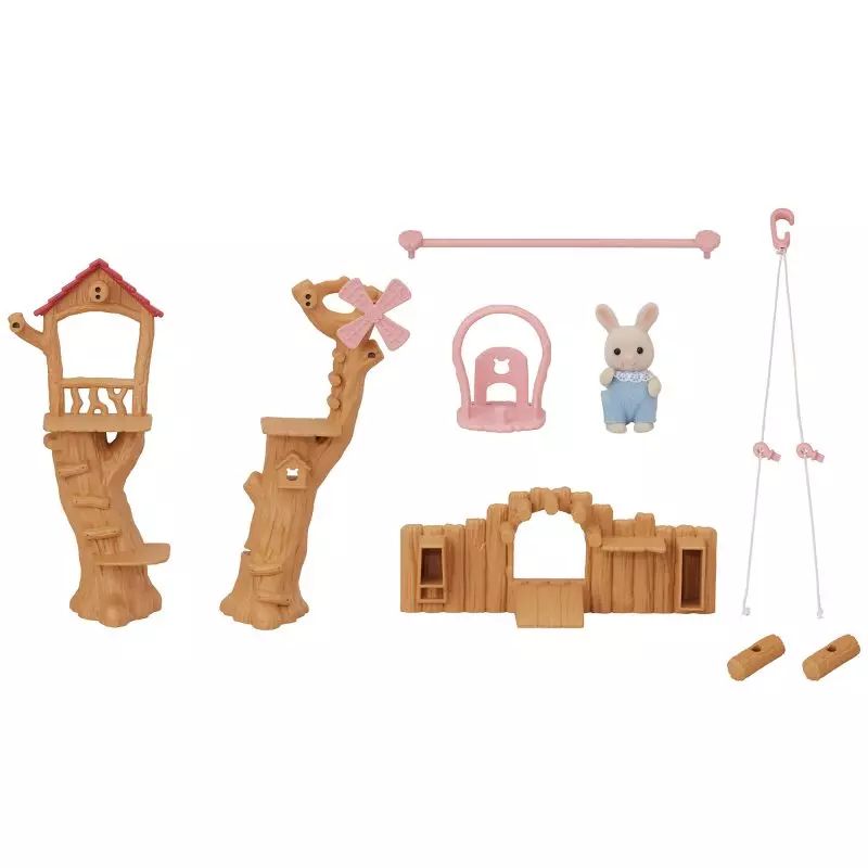 Sylvanian Families. Kolejka linowa