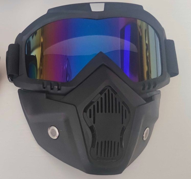 4w1: gogle blue-r sport, orteza roz.M, komin x-tiger, kominiarka polar