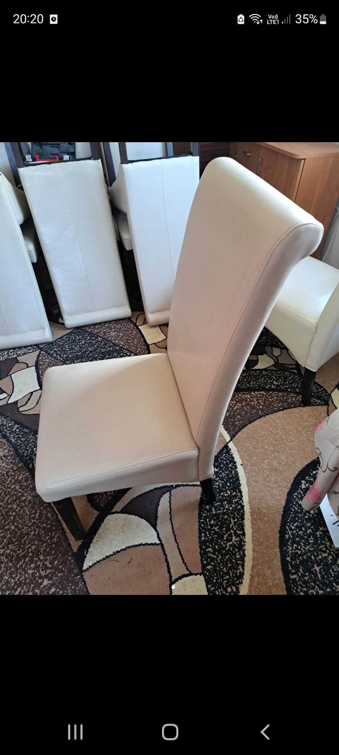 Krzesła białe salon