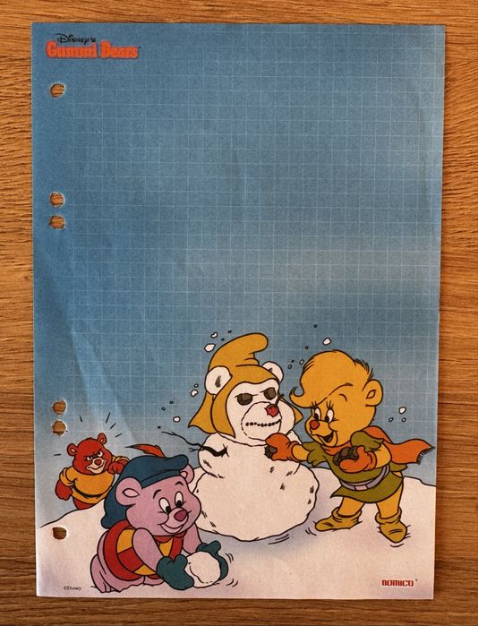 Karteczka do segregatora duża Gumisie