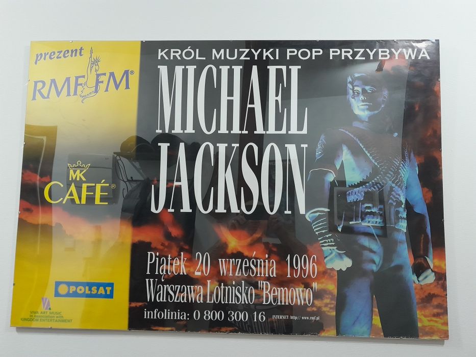 Michael Jackson oryginalny plakat z trasy History!