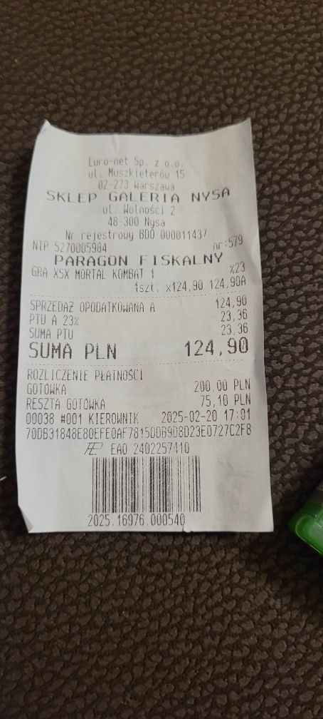 NOWA Gra Mortal Kombat