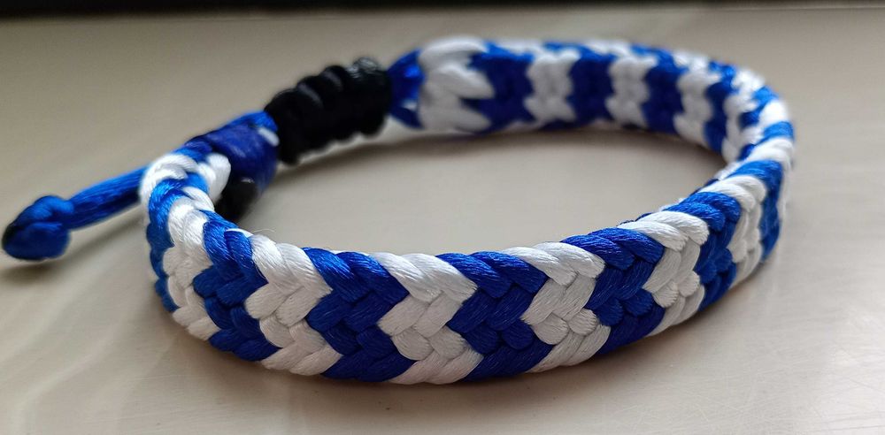 Bransoletka barwy Lech Poznań  bransoleta wzór3