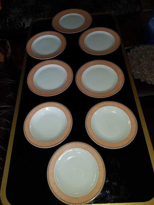 stare obiadowe talerze