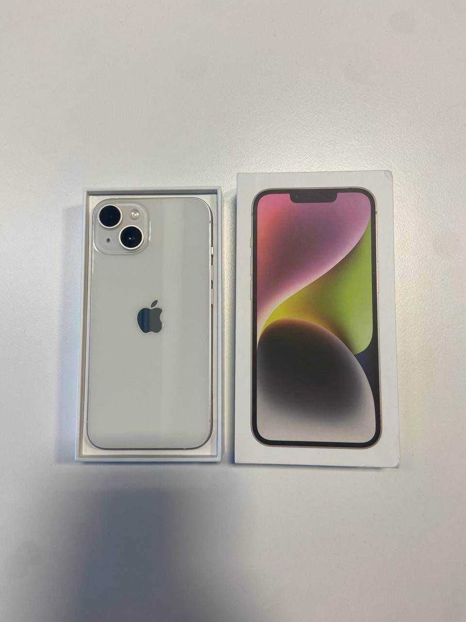Smartfon APPLE IPHONE 14 5G STARLIGHT 128GB - stan BDB + FV23%