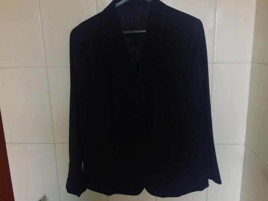 Blazer preto novo Tintoretto, tamanho L, nunca usado, ótima qualidade