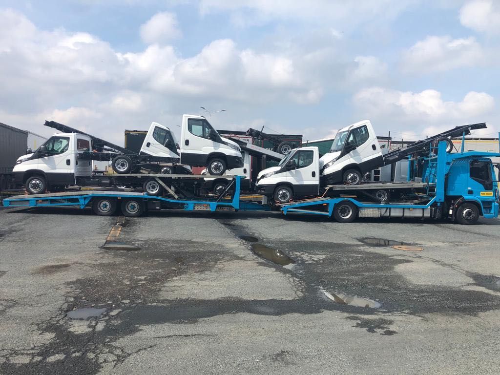 Iveko eurocargo 80E210 Lohr deska laweta Autotransporter pomoc drogowa
