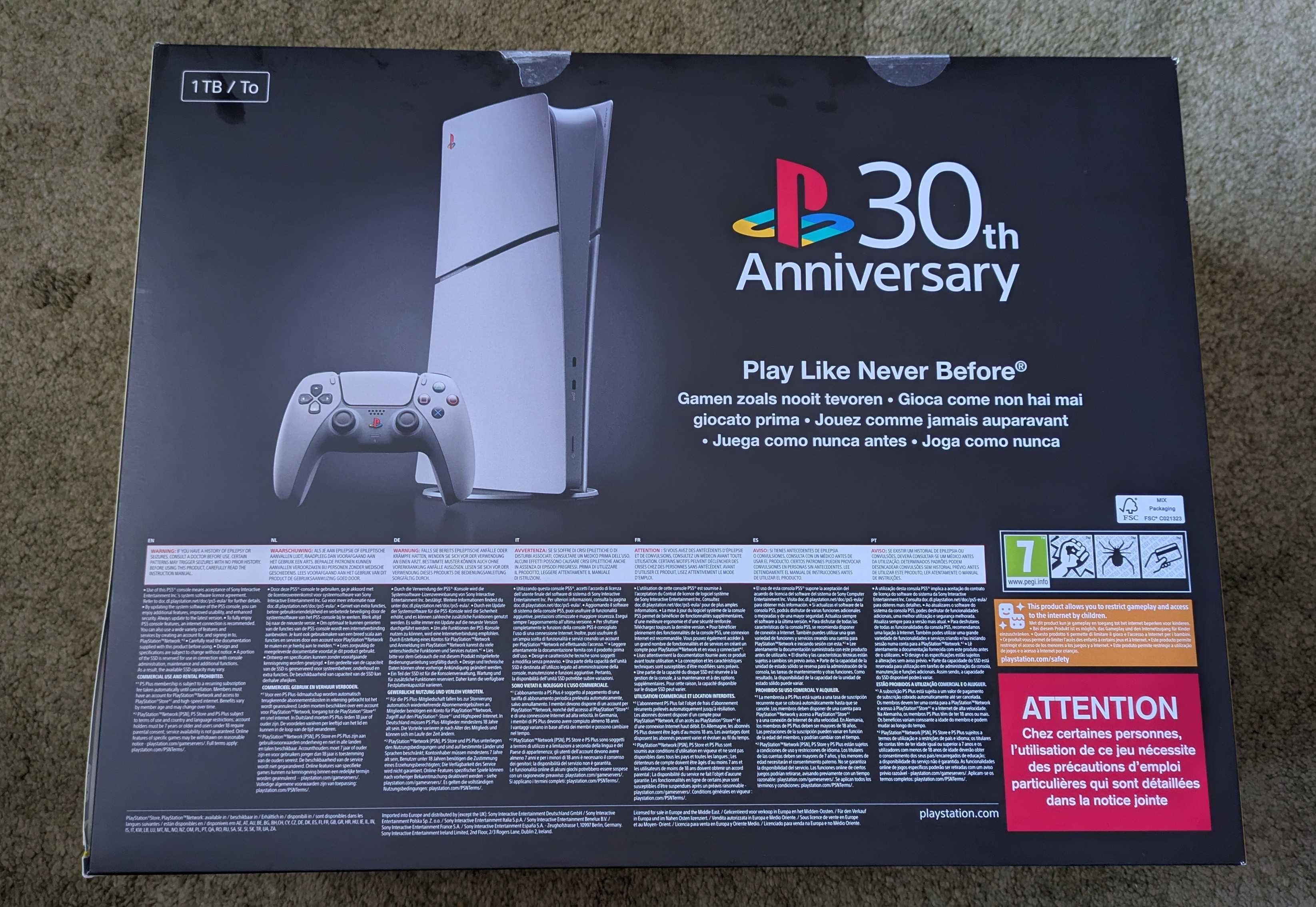 Konsola Playstation 5 Slim Digital 1TB 30th Anniversary Nowa