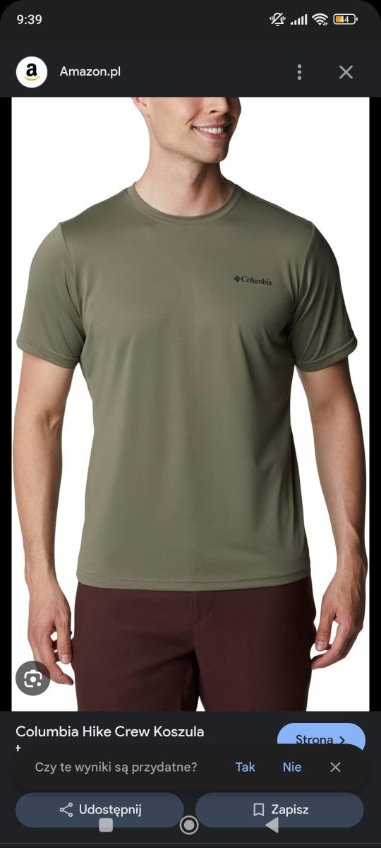 Koszulka T-shirt Columbia Zero Rules r XL