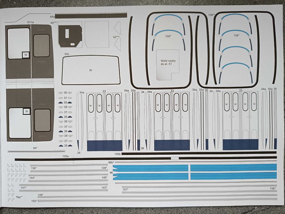 Model kartonowy Angraf 271: Autobus IKARUS 280