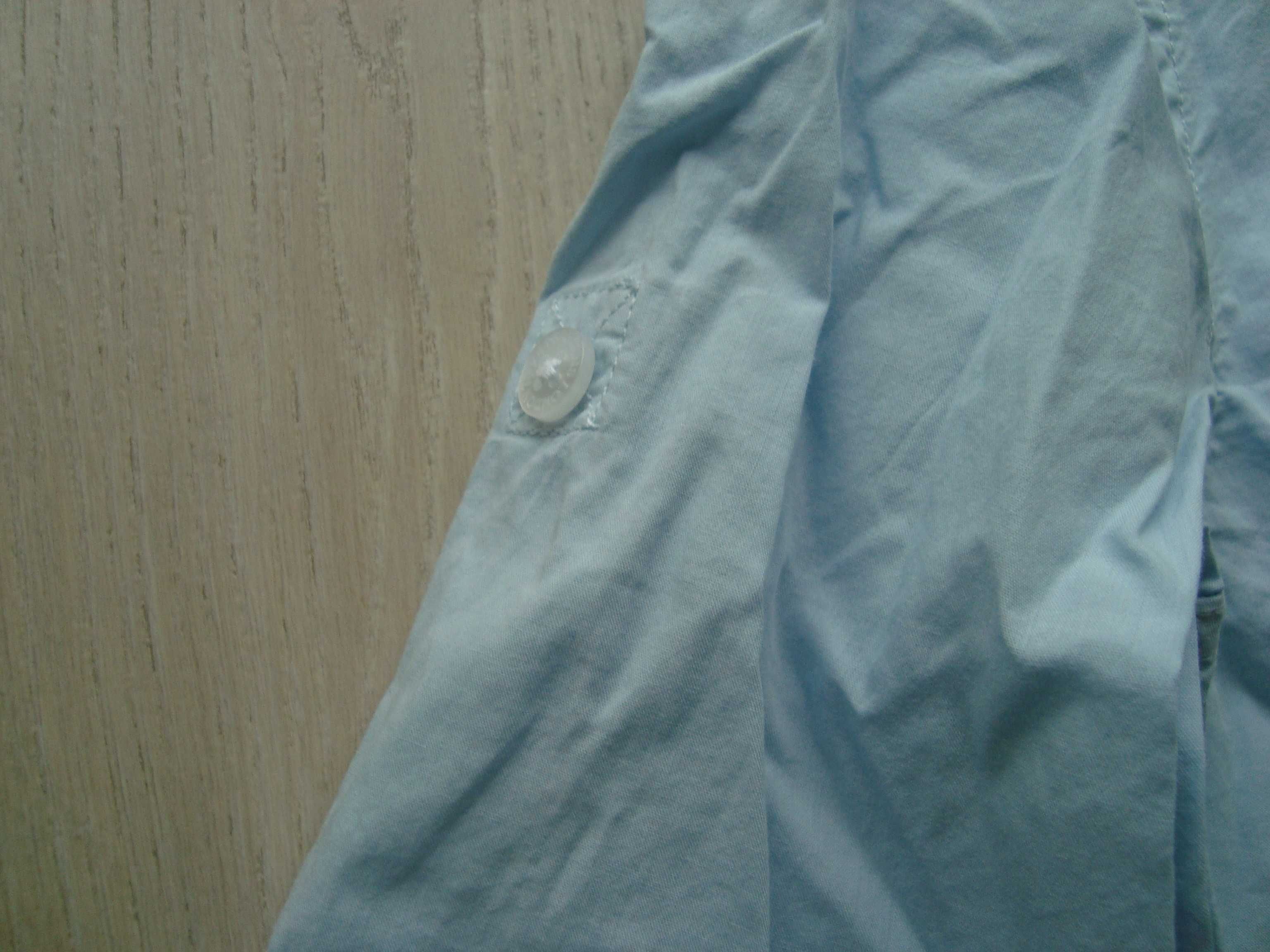 Koszula gładka, niebieska marki Pepe Jeans, nowa, chłopiec 140cm/10lat
