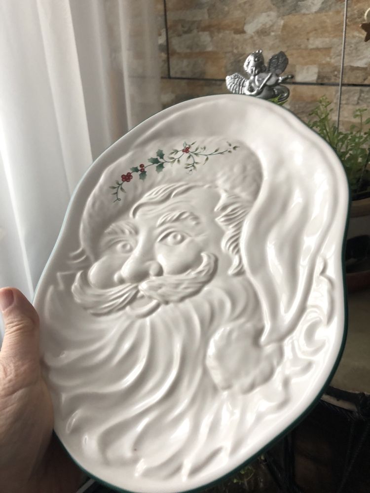 Porcelana swiateczna 2 szt Pgaltzgraff Copyright USA