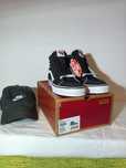 Nowe trampki Vans Sk8-Hi, Black/Black/White 39.0, 25.0 cm