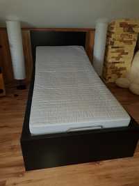 Łóżko jednoosobowe IKEA MALM 90x200 materac sprężynowy