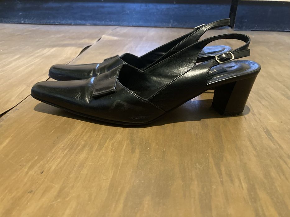 Buty na obcasie, RYŁKO, czarne, 36,5