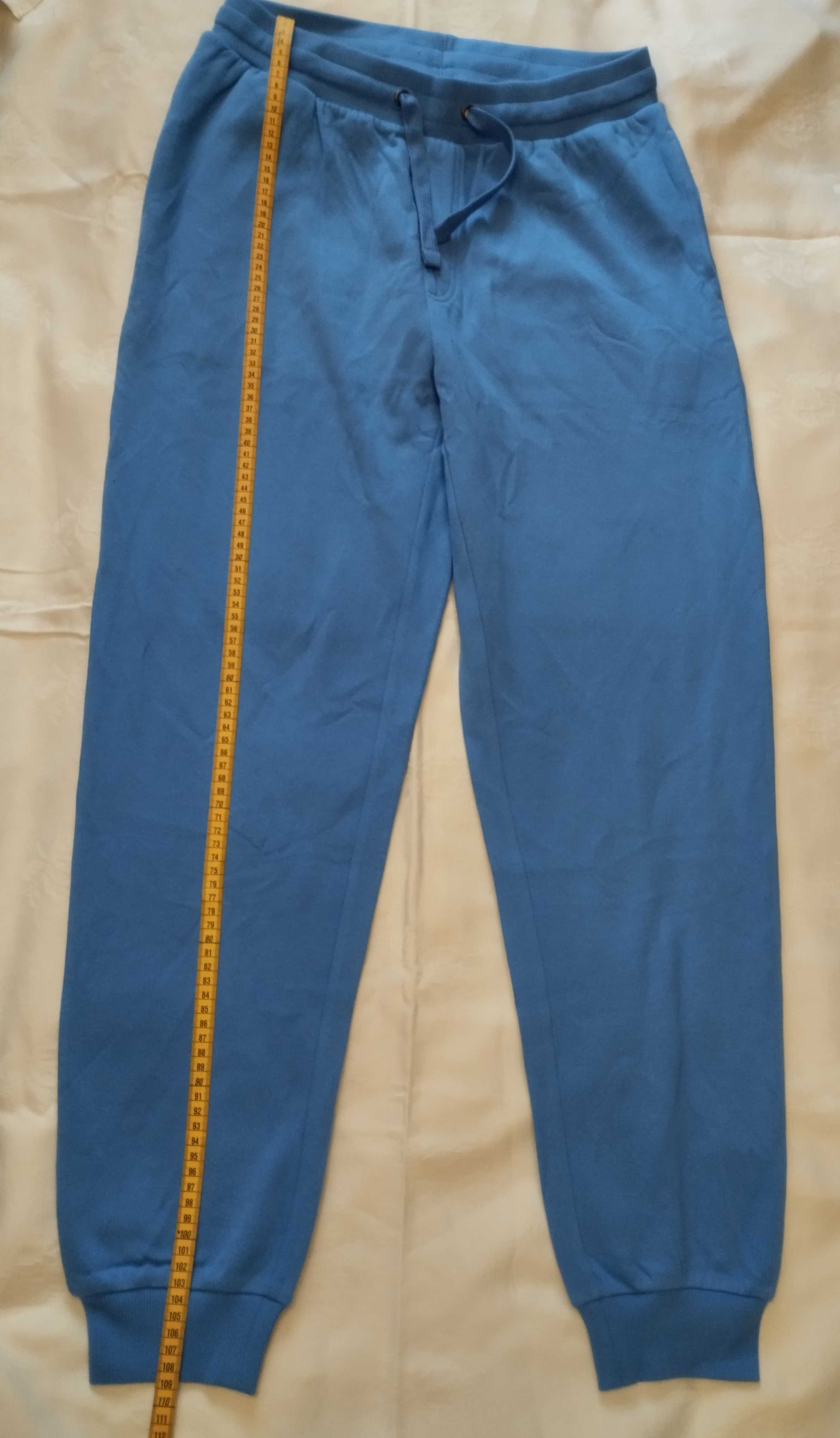 Bardzo ciepłe spodnie dresowe nowe niebieski rozmiar M 48/50 livergy