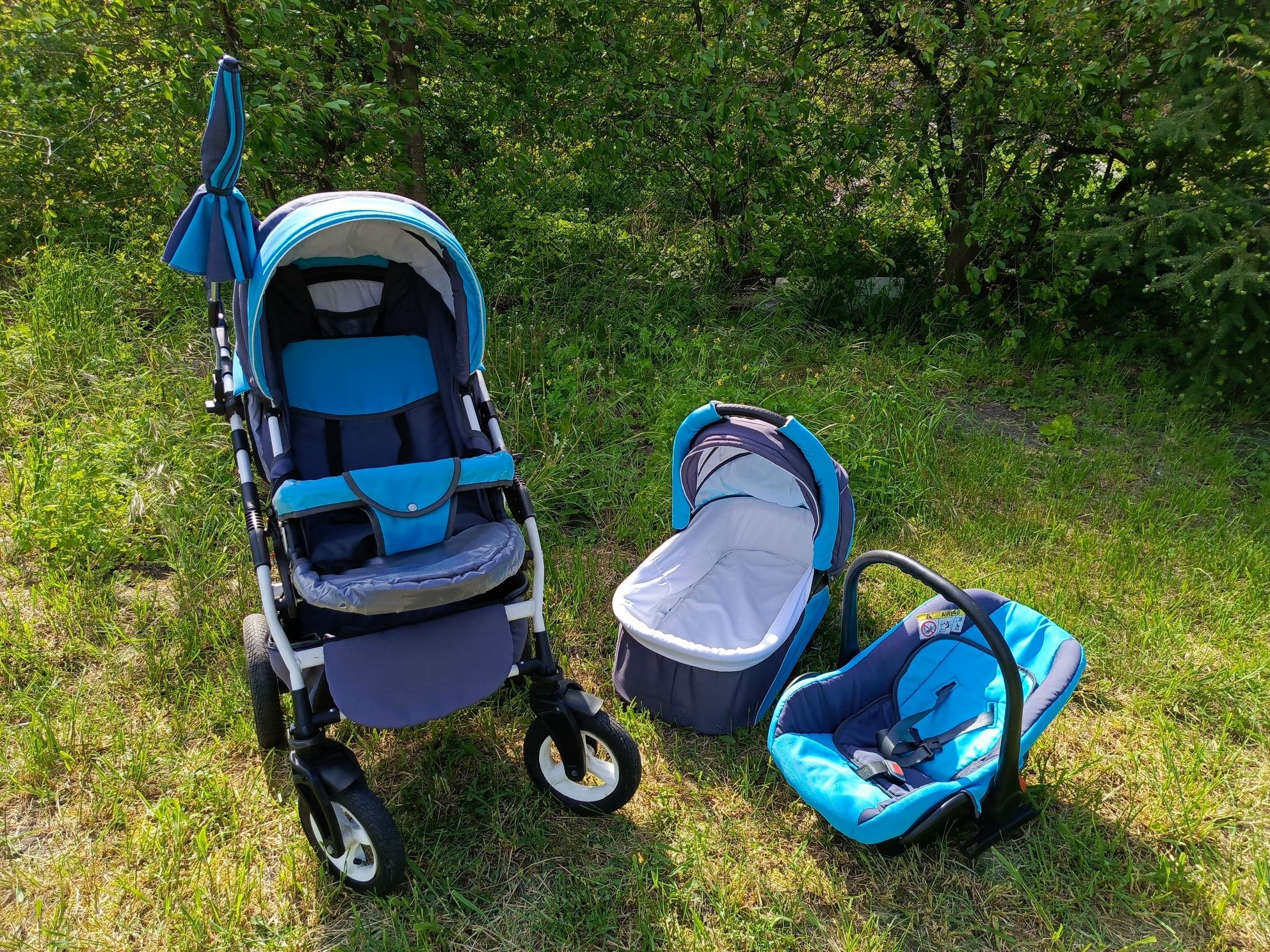 Wózek dziecięcy wielofunkcyjny   Baby Rossy Goya X3 Deluxe zestaw 3w1
