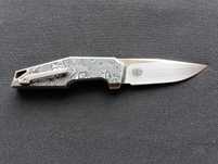 Nóż składany WE KNIFE OAO (One and Only) Gray Titanium