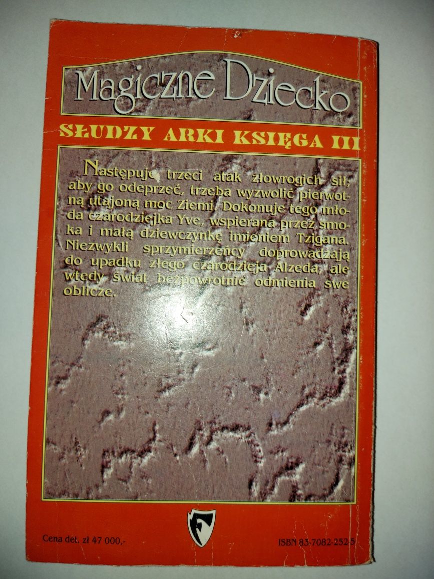 Książka ,,MAGICZNE DZIECKO słudzy arki księga III" JONATHAN WYLIE
