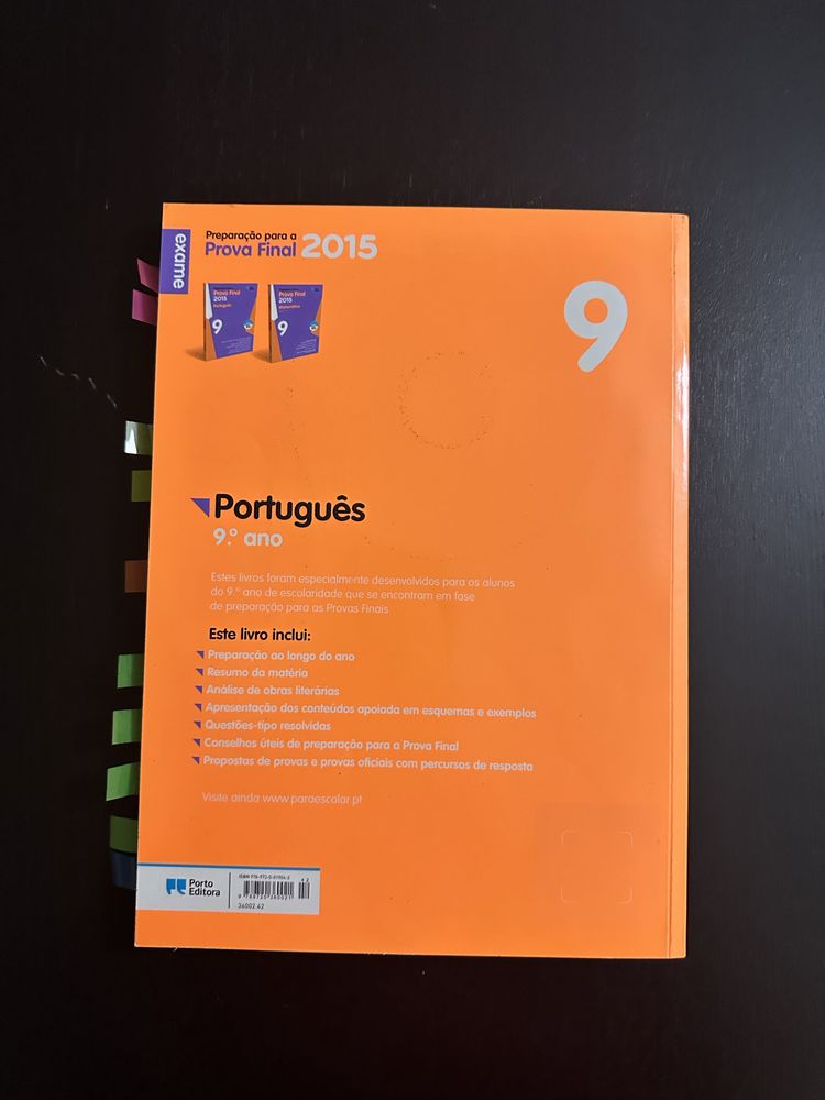 Livro Prova Final Portugues 9 ano