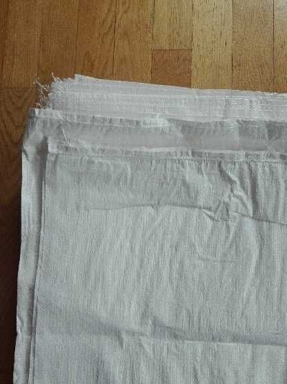 worki polipropylenowe białe 65x105 - 50 szt
