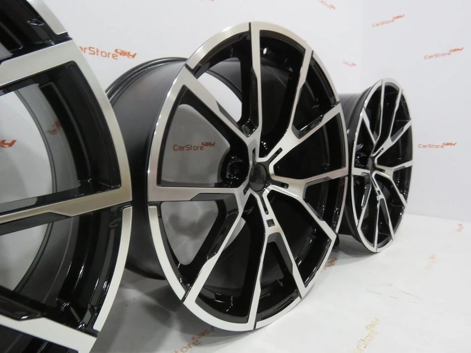 Jantes Look Bmw 728M 20 x 8.5 et 25 +10 et 40 5x112 Preto + Polido