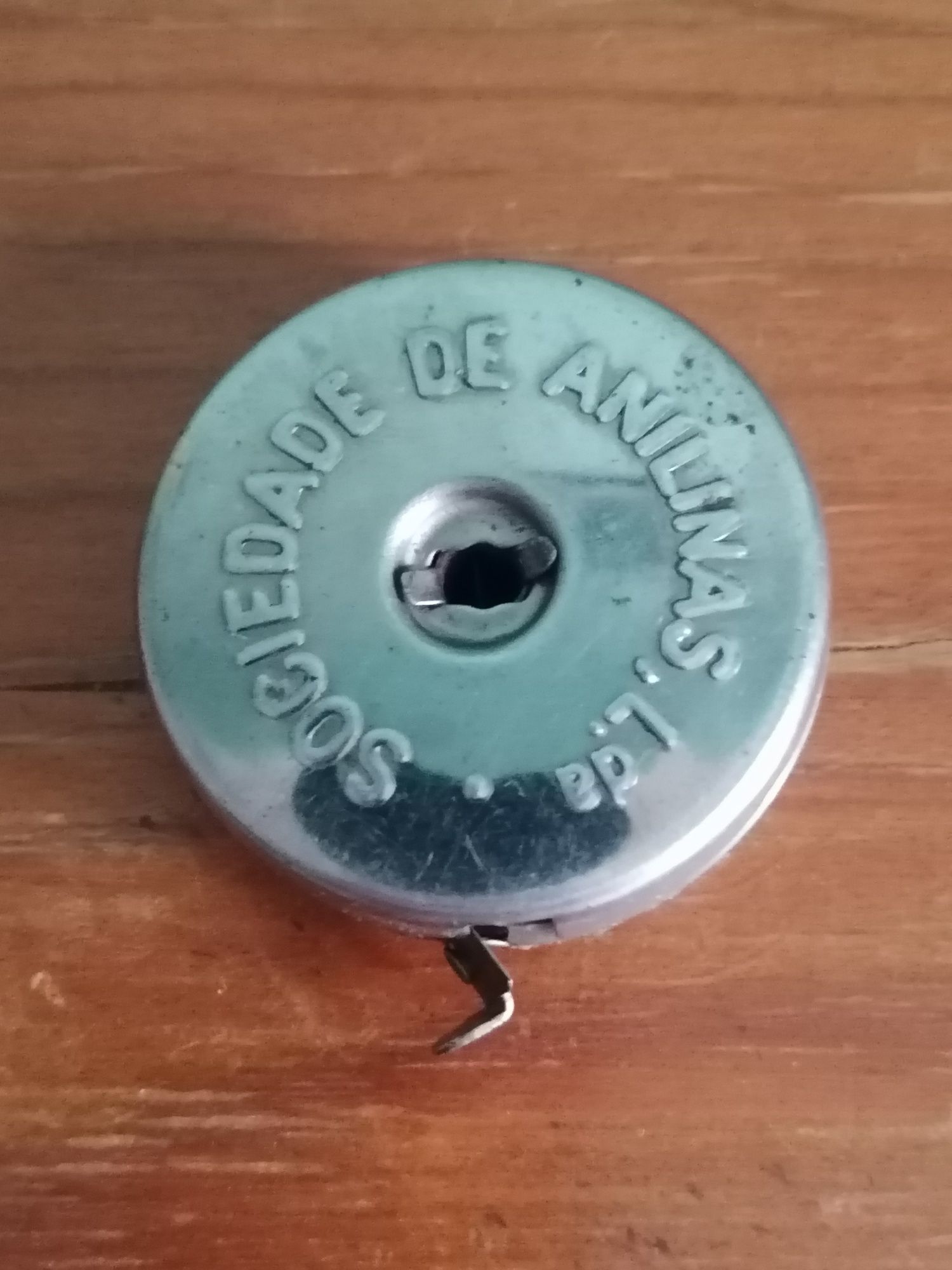 Fita métrica antiga "Soc.Anilina