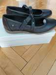 Buty typu baleriny. Czarne. Nowe. Rozmiar 38. Zakup w Deichmann.