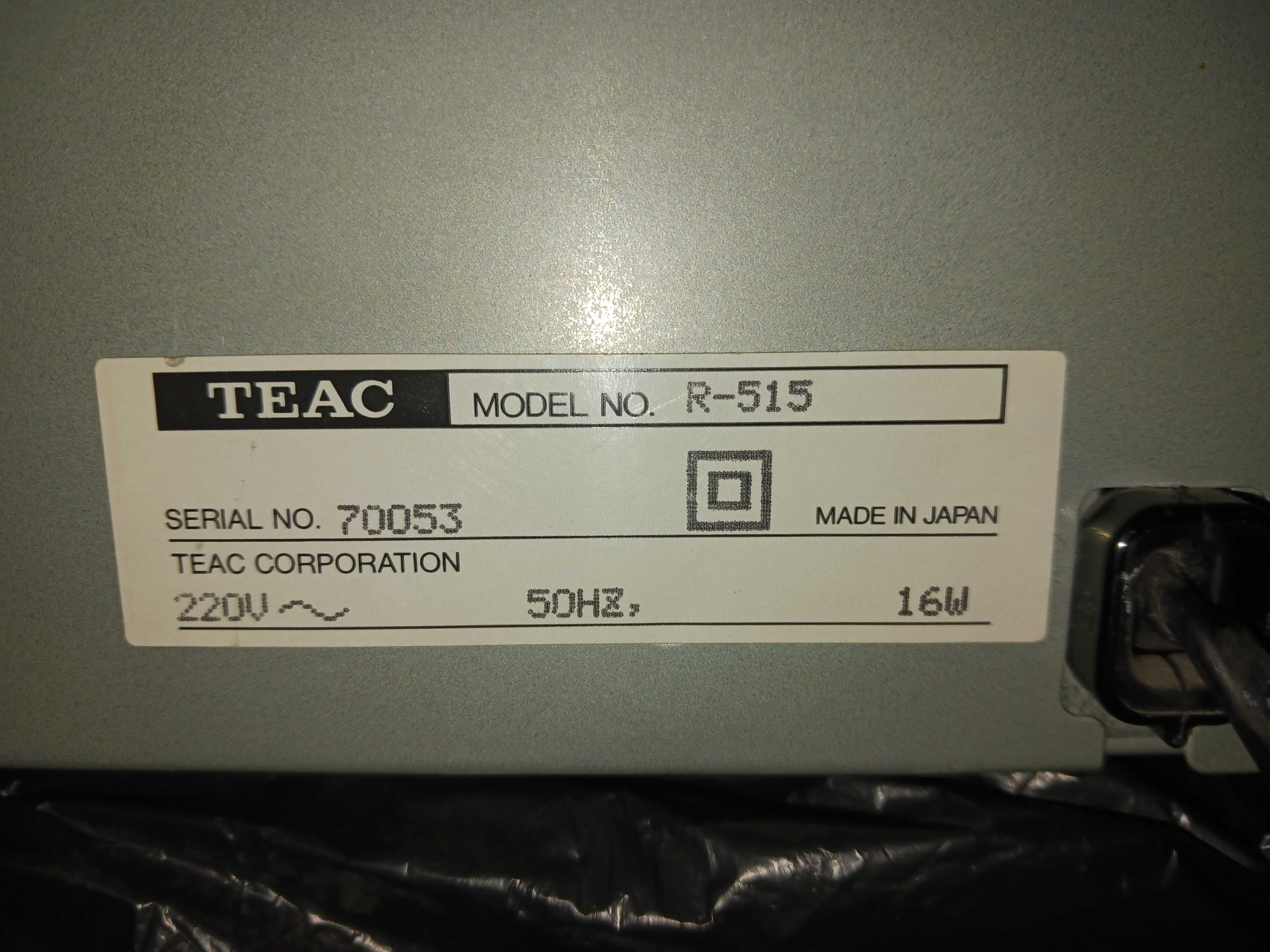 Deck cassetes TEAC