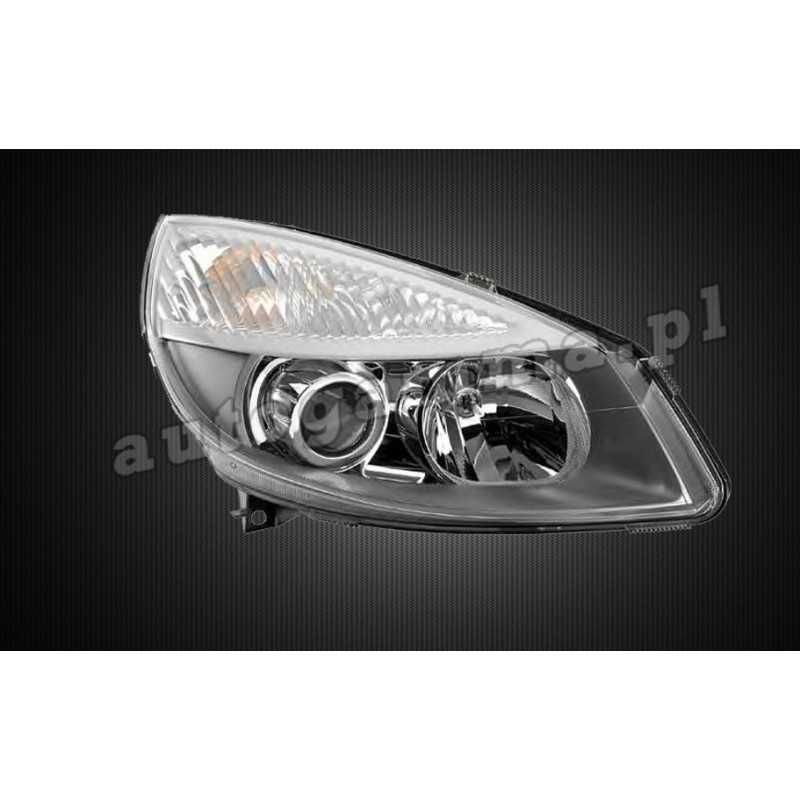 Lampa Reflektor - Renault Scenic II 2003  –  2009 zregenerowana