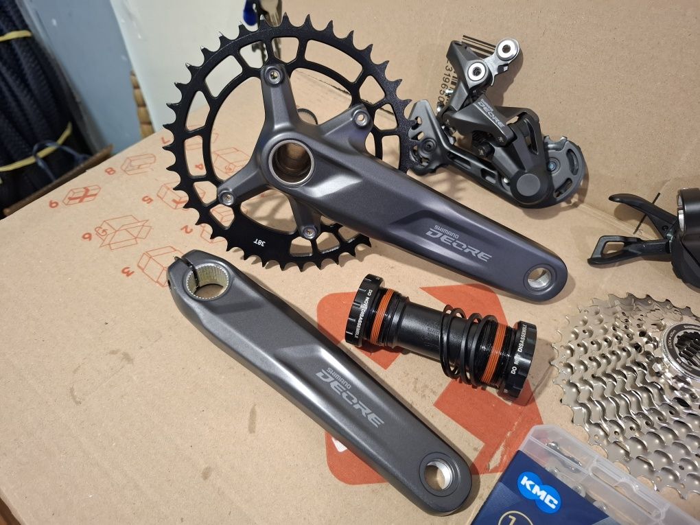 ВЕЛОсипедный групсет Shimano DEORE 1×10 скоростей.