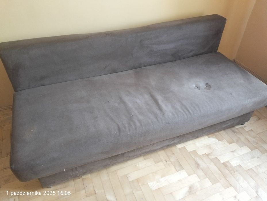Łóżko sofa wersalka kanapa rozkładana z pojemnikiem