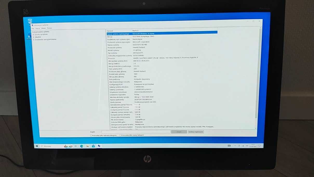 Komputer HP Pavilion All-IN-One 23-q055