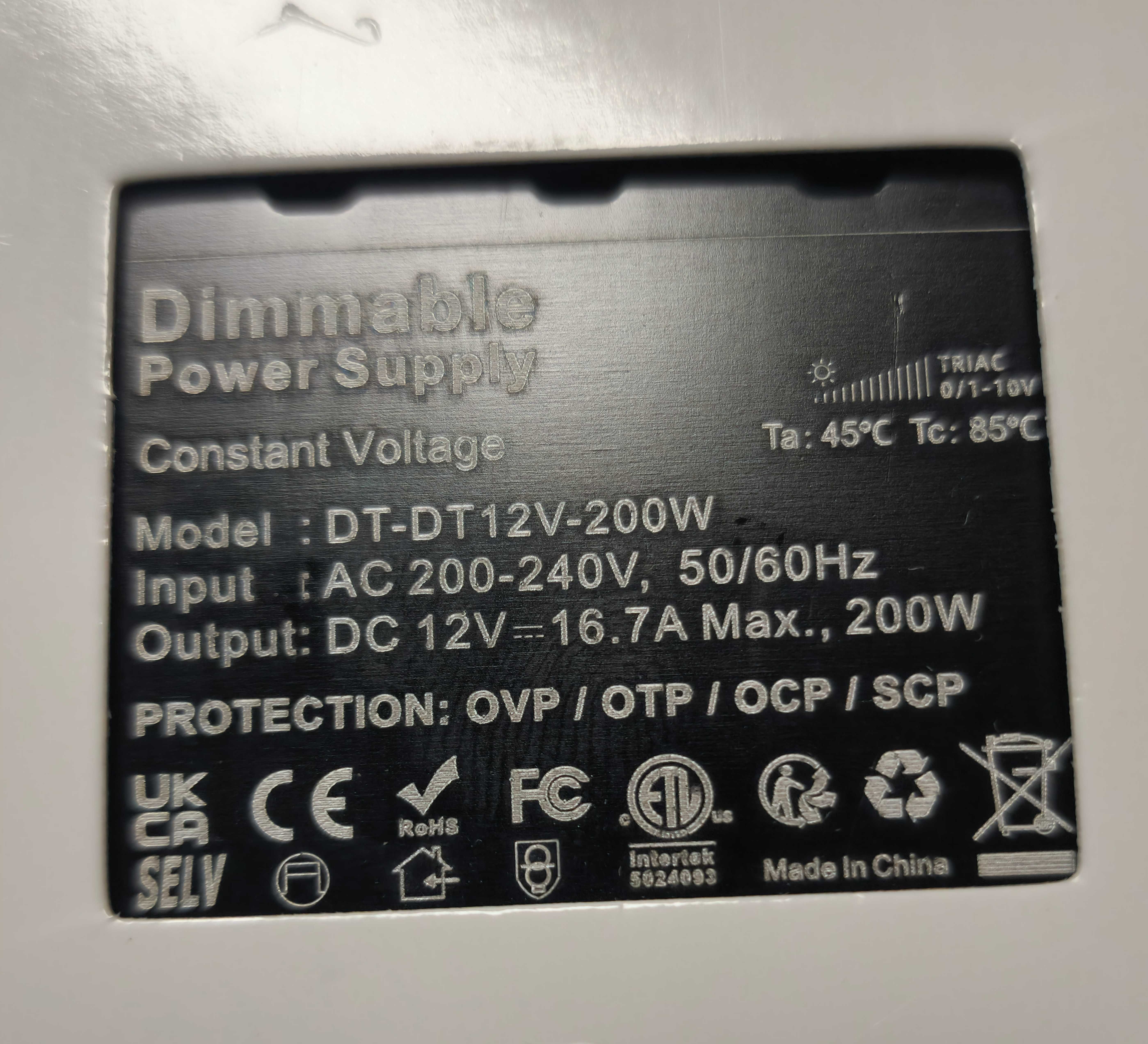 REYLAX - Transformator niskonapięciowy 12 V 200 W/ sterownik zasilania