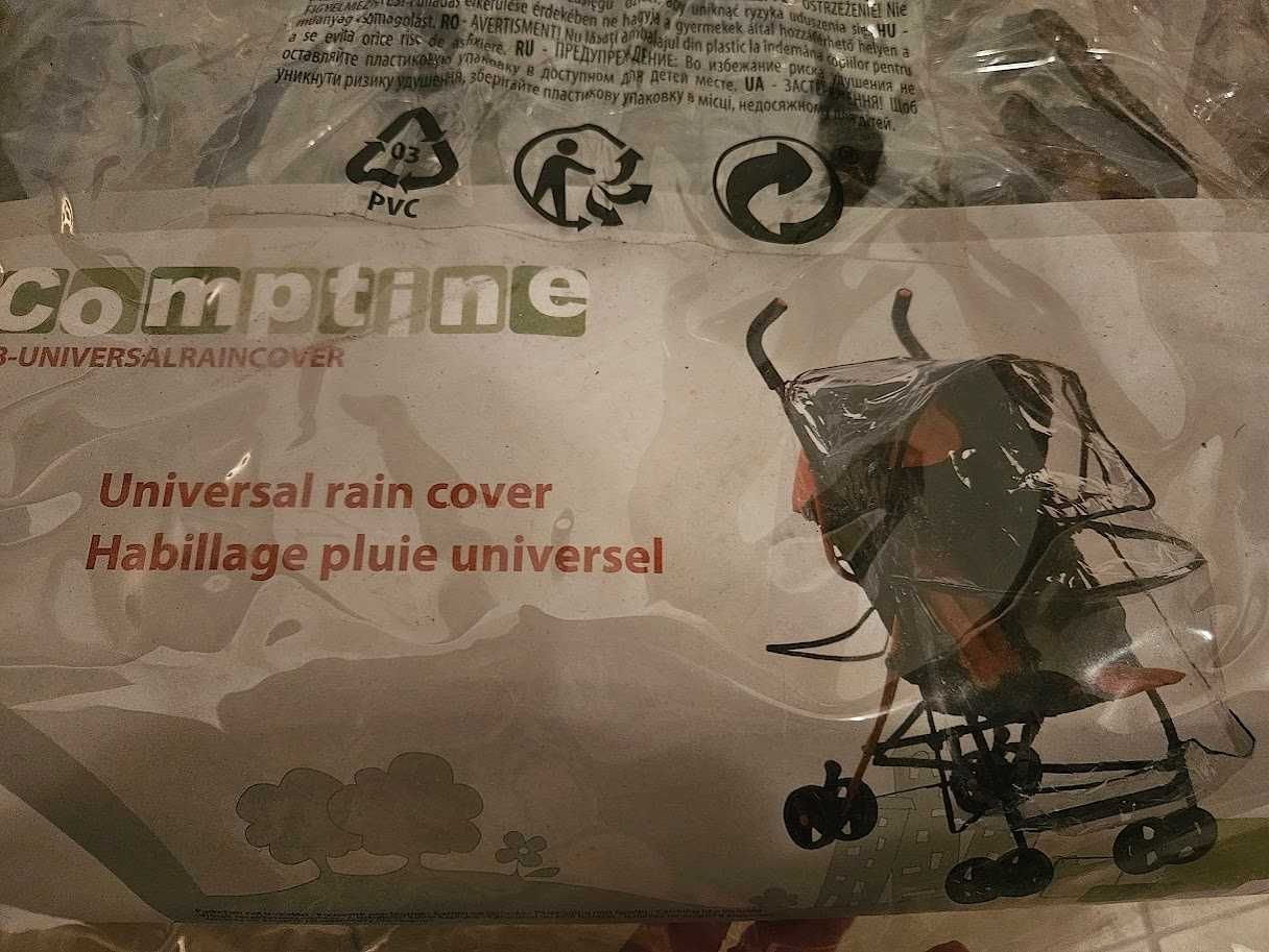 Capa chuva universal para carrinho bebé
