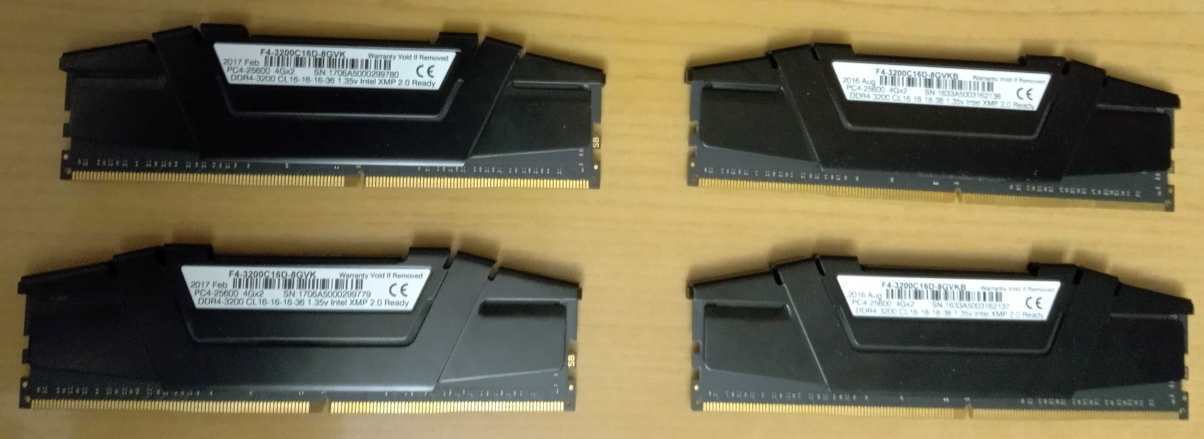 Pamięć RAM G.Skill Ripjaws V DDR4 3200MHZ 4x4GB [16GB]