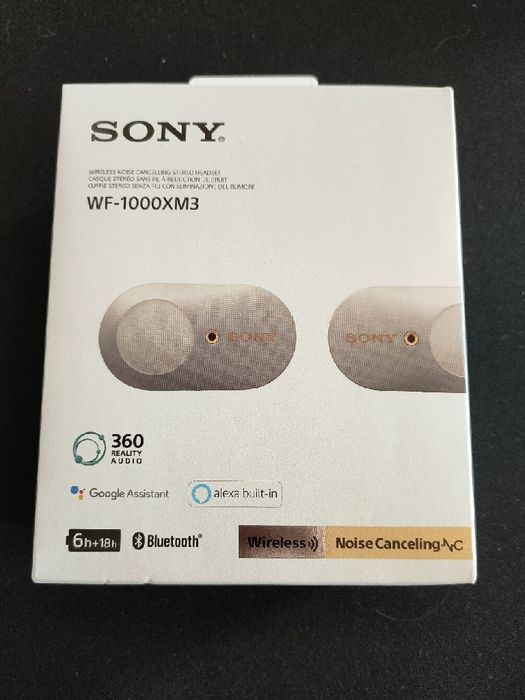 Sony bezprzewodowe WF-1000XM3