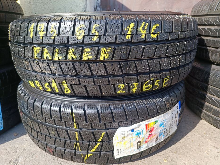 175/65R14C 90/88T Opony Zimowe Zima Falken Eurowinter Van01 Legnica ALU-RAD jak 175/65 Nowe 14C