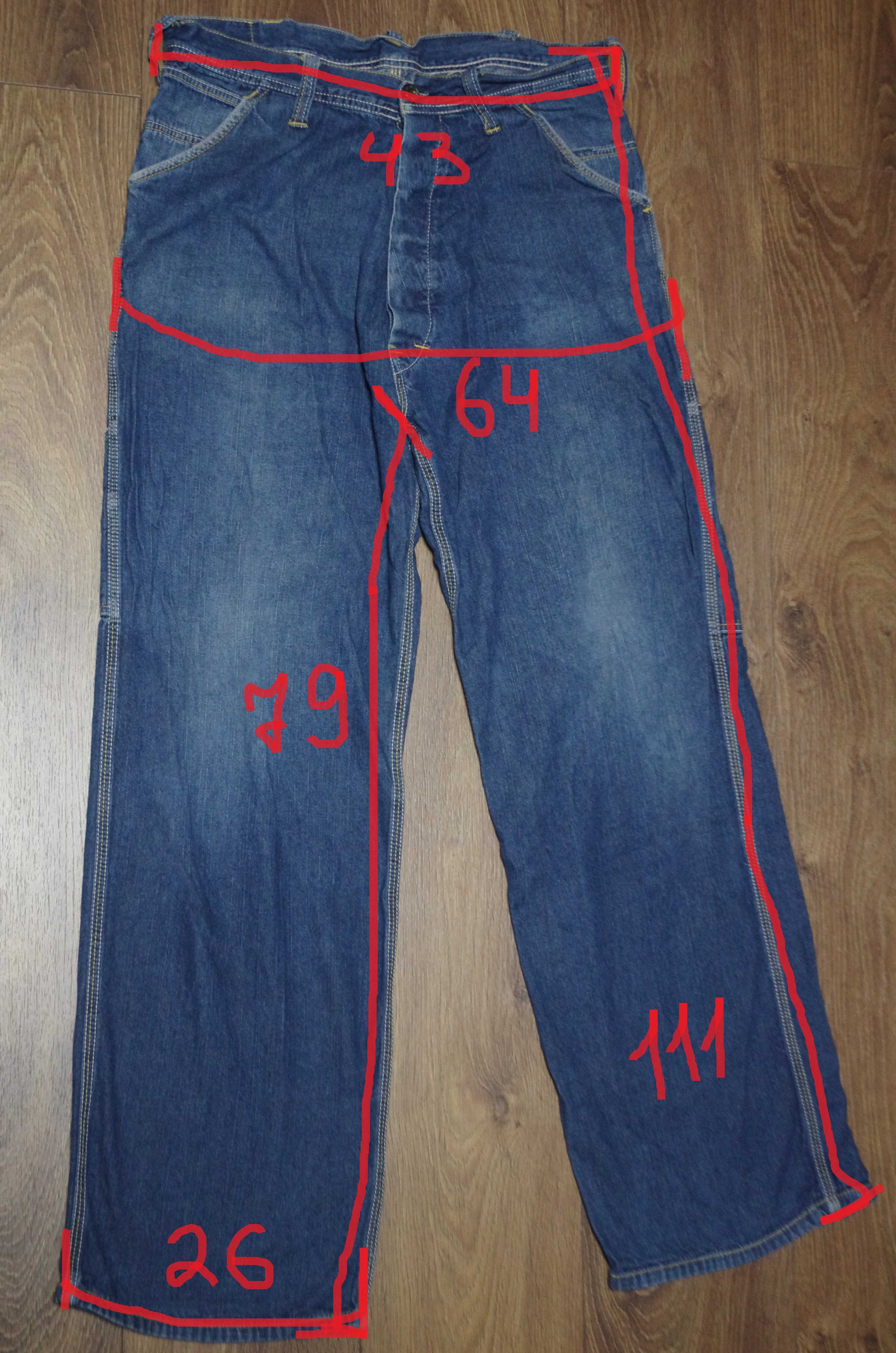 Джинсы Evisu Work Pants Jeans Lot 0620 Vintage Maharishi Denim M разм