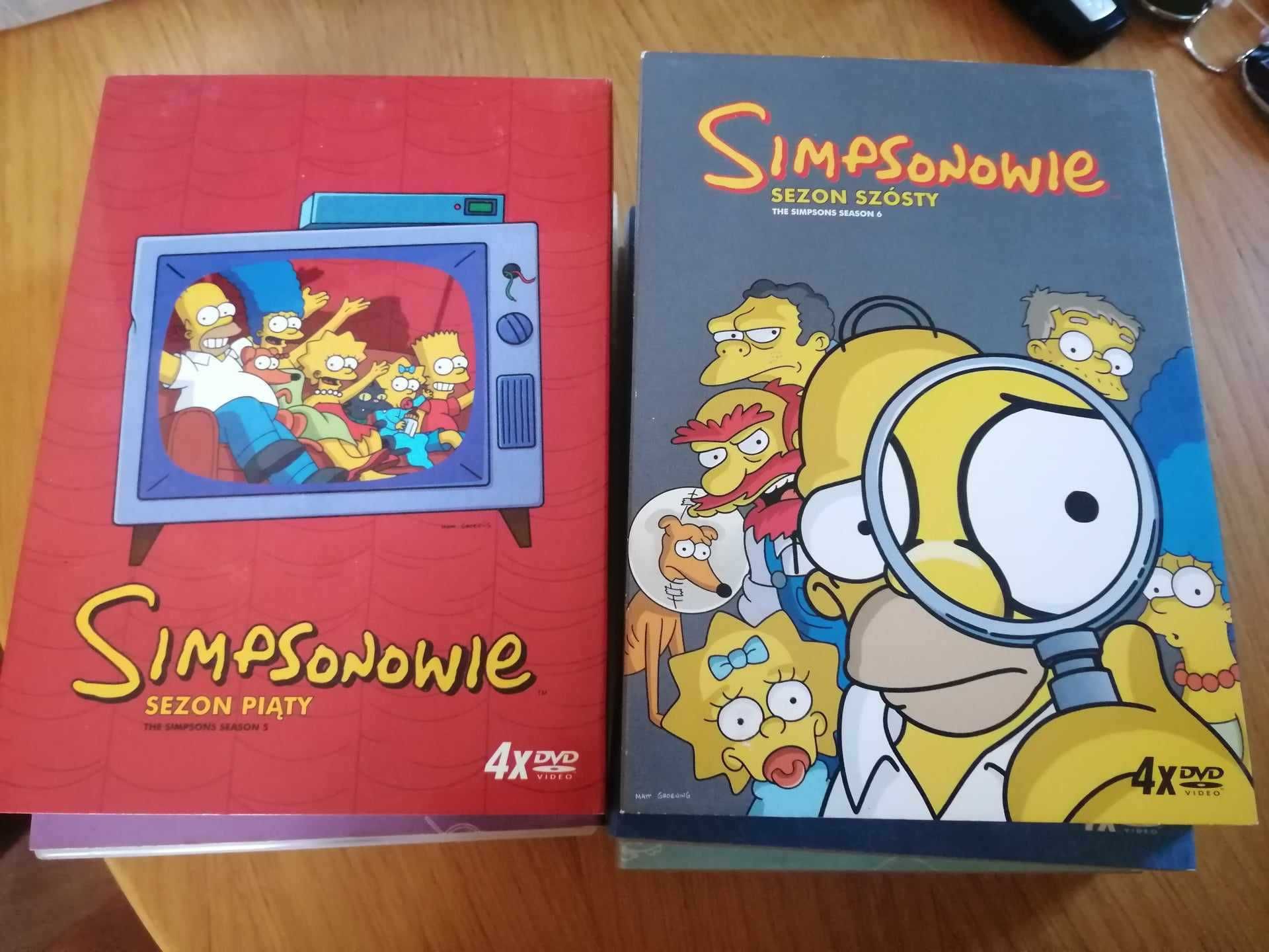 The Simpsons Simpsonowie 7 Sezonów DVD Sezon 1, 2, 3, 4, 5, 6, 7