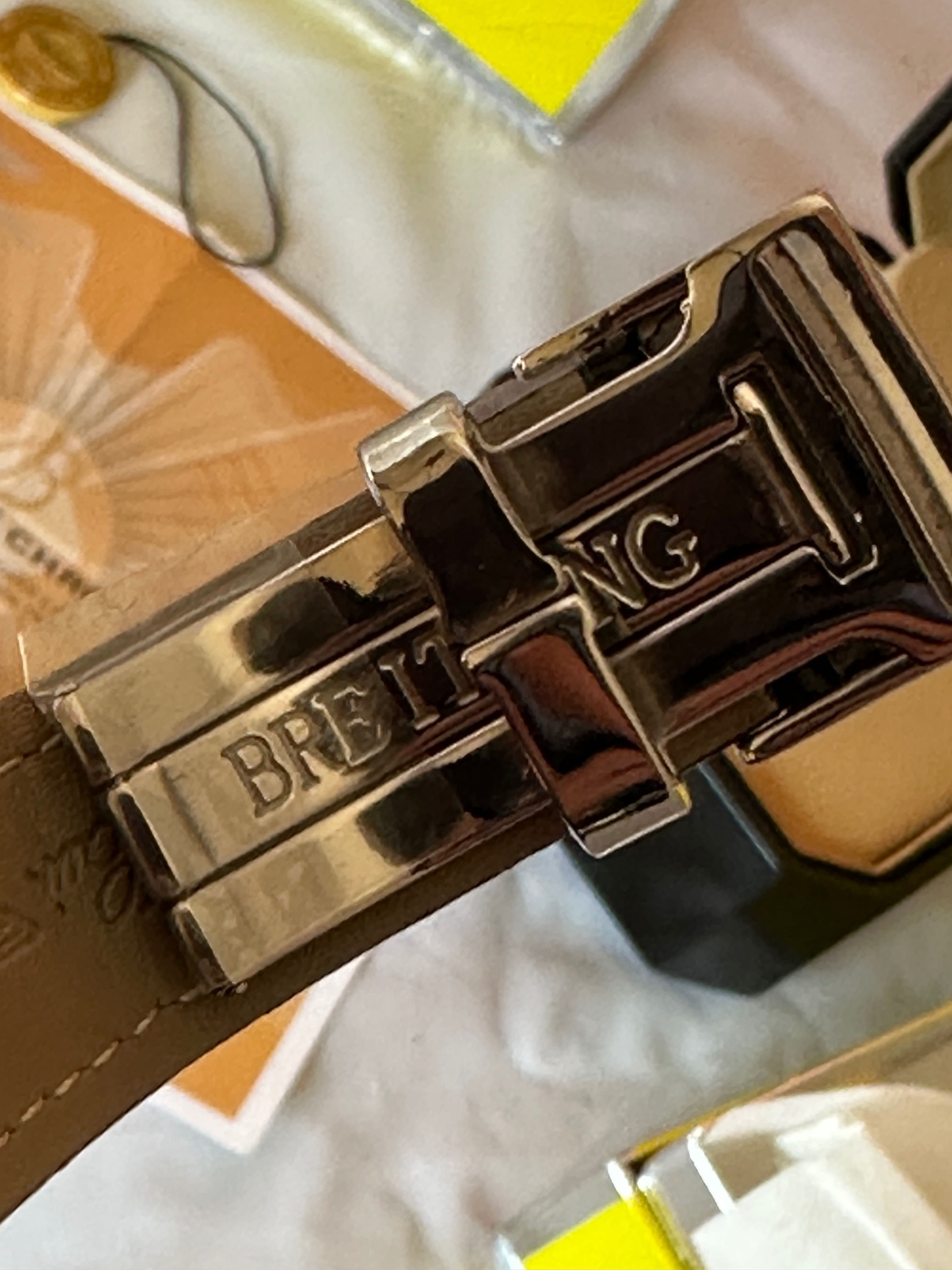 Relógio Breitling fundo preto - automatico Suíço - Eta - rolex - omega