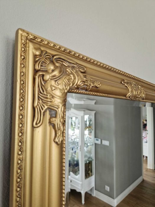 Lustro pałacowe glamour, ludwik, barok 55x65