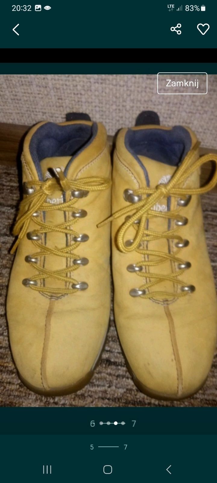 Timberland buty trapery rozmiar 40