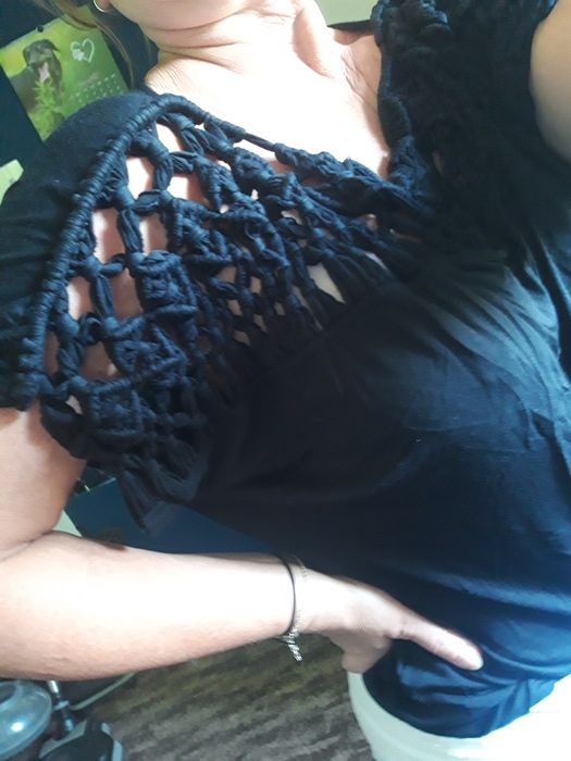 Bluzka damska z krótkim rękawem V by Very L/XL