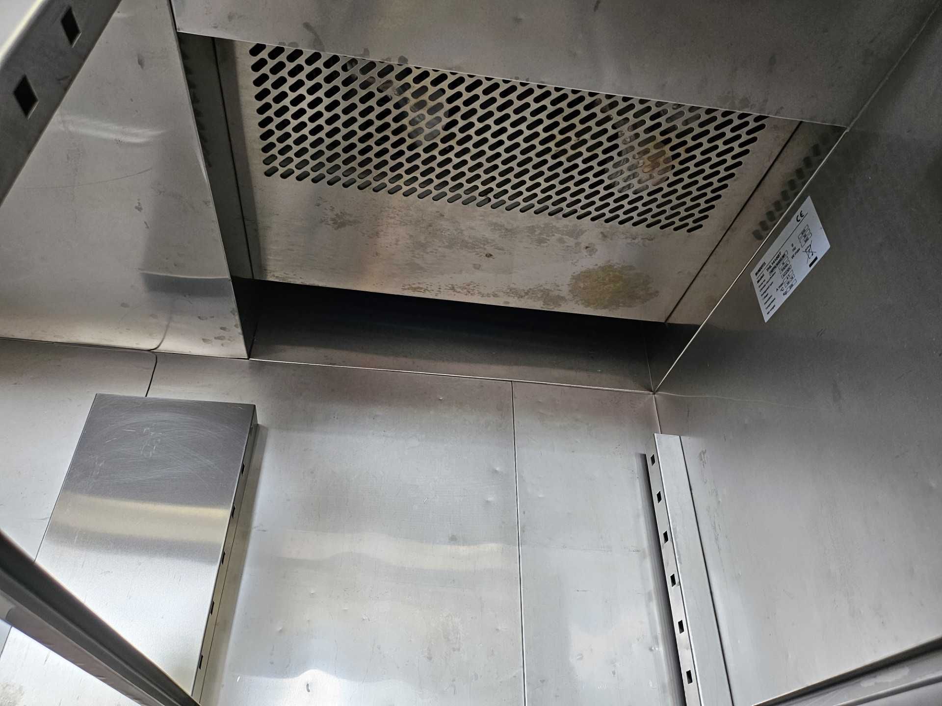 Armário de congelação em inox