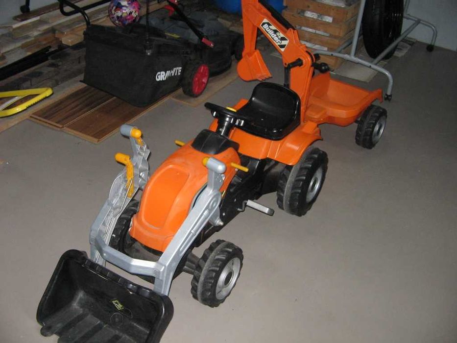 Traktor , koparka, ładowarka na pedały