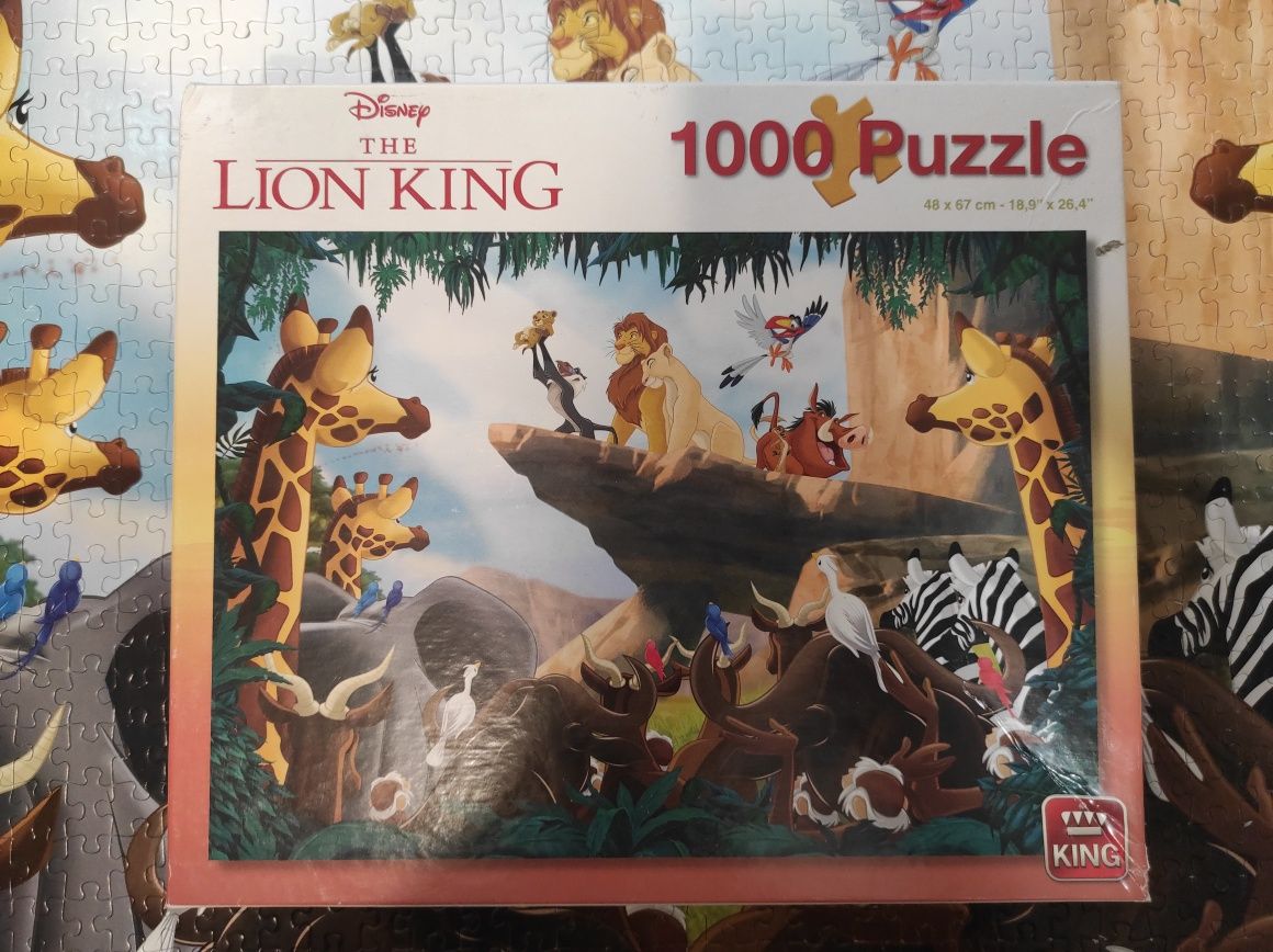 Puzzle 1000 Disney Król lew