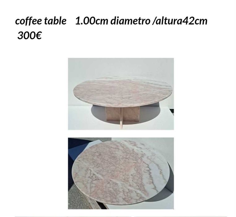 Mesa de apoio mármore