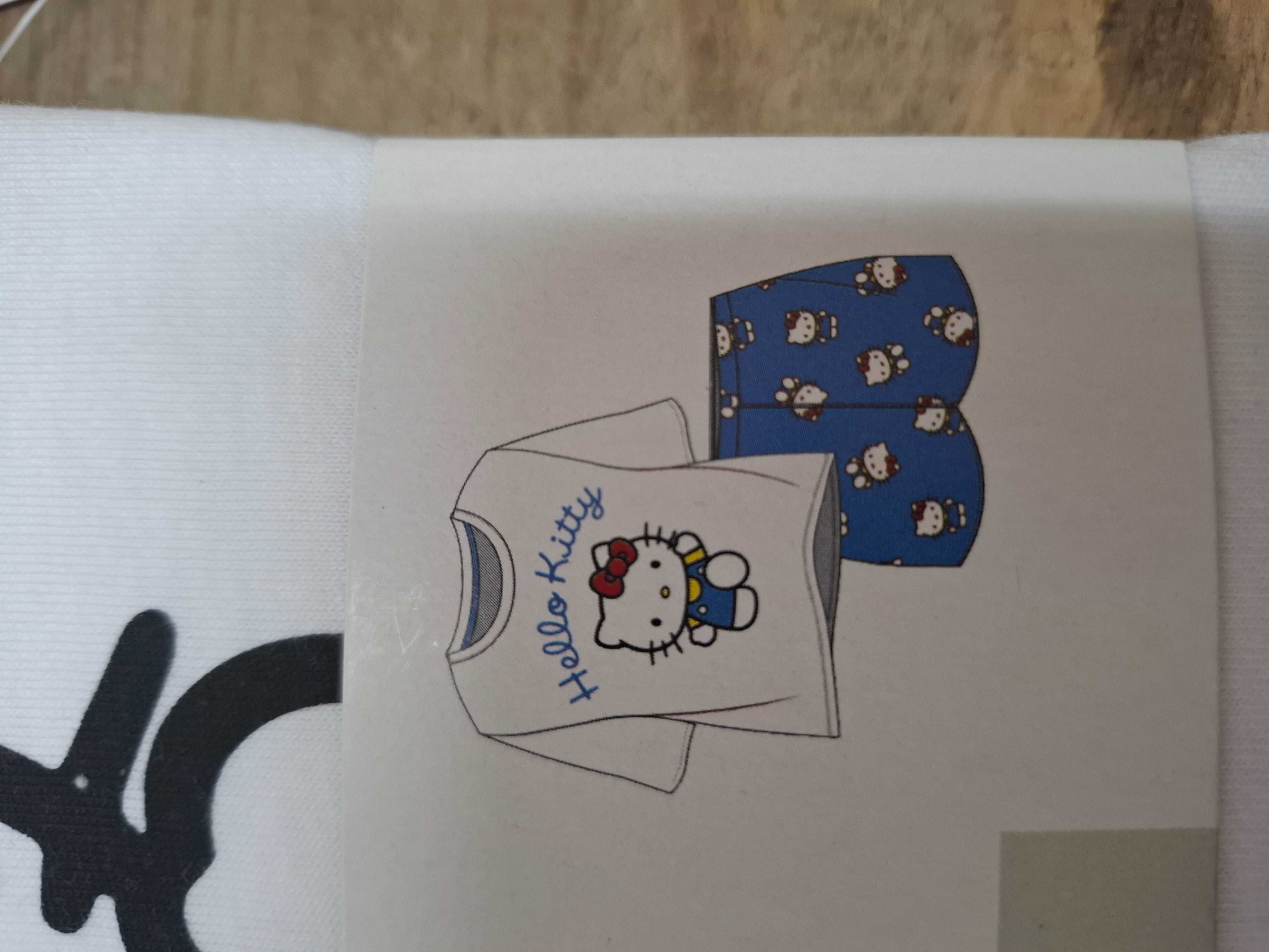 Piżama letnia Hello Kitty, nowa, z Primarku
